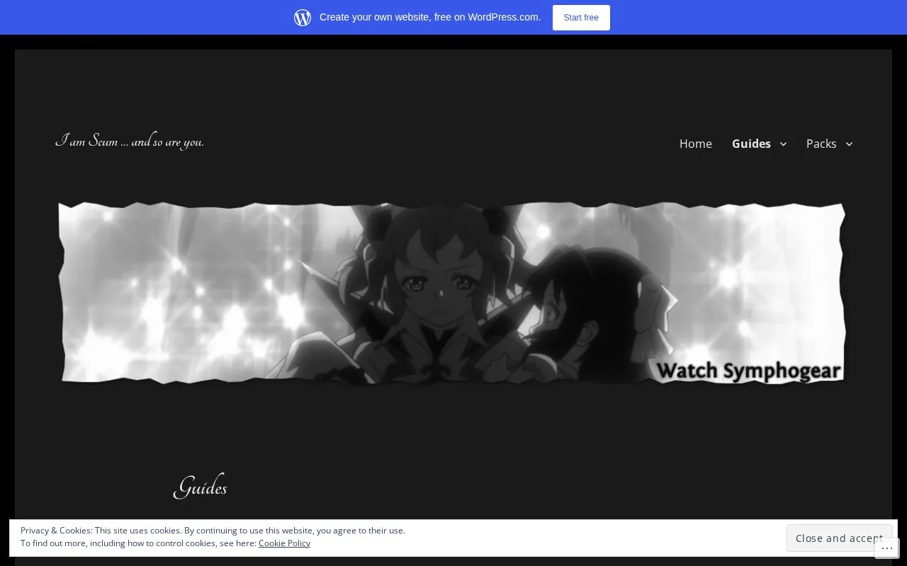 I am Scum homepage screenshot
