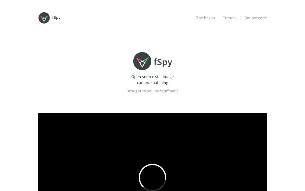 fSpy homepage screenshot
