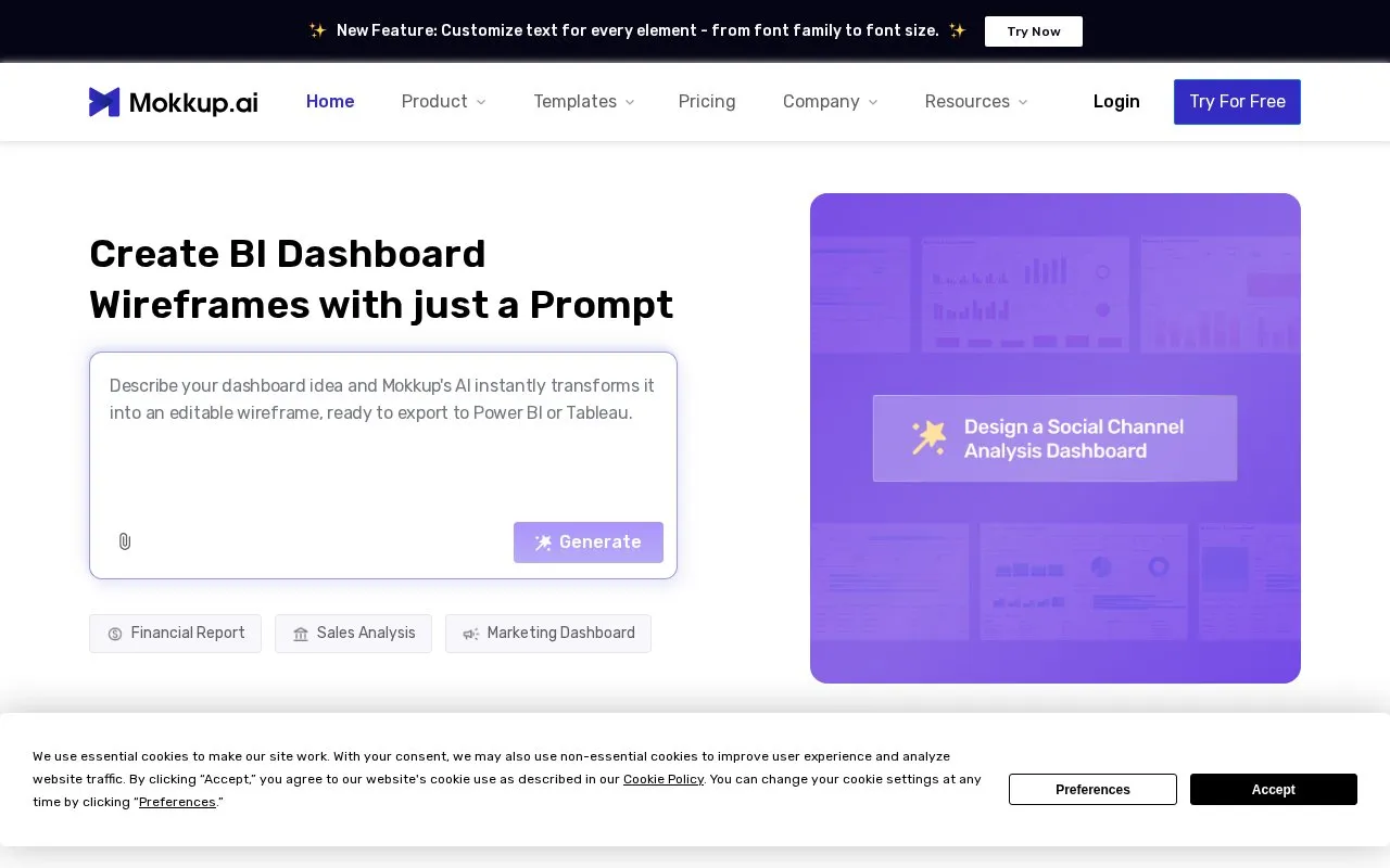 Mokkup.ai homepage screenshot