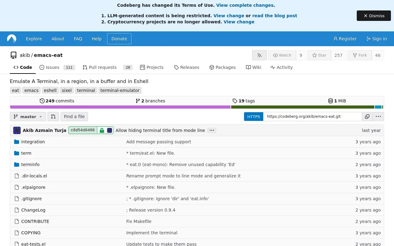 emacs-eat homepage screenshot