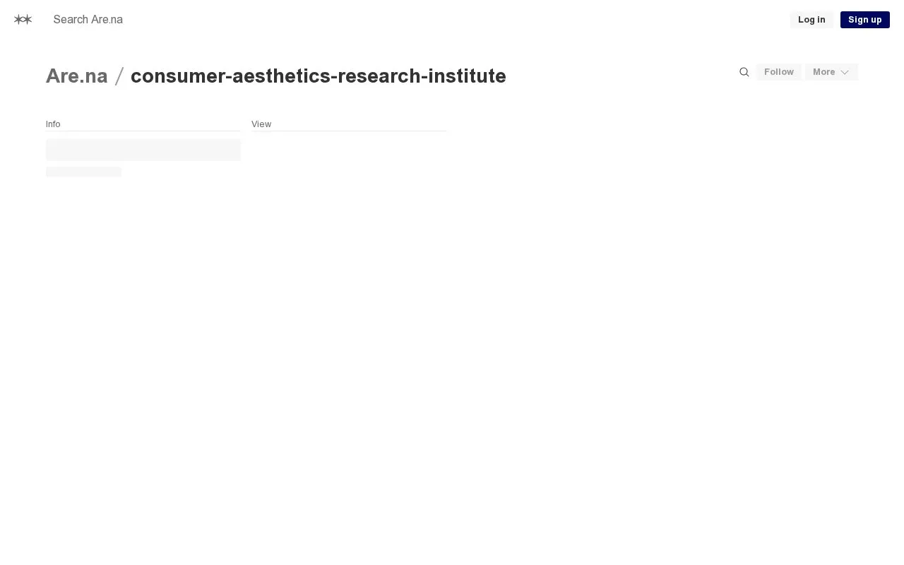CARI Are.na homepage screenshot
