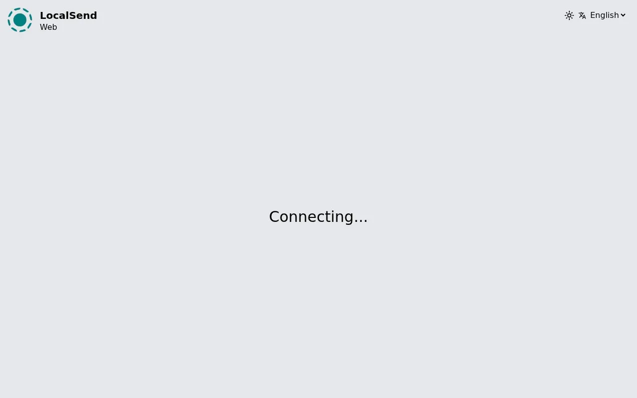 Web Version homepage screenshot