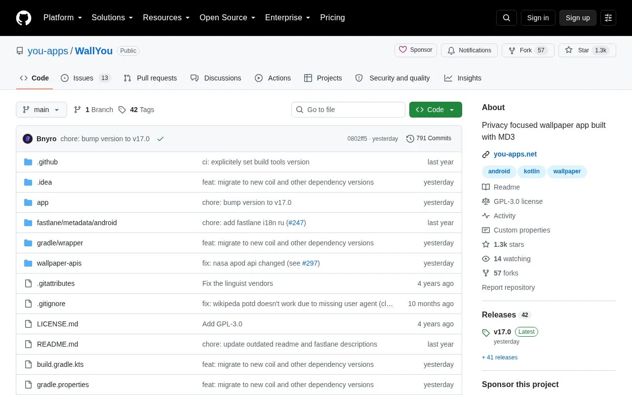 WallYou homepage screenshot