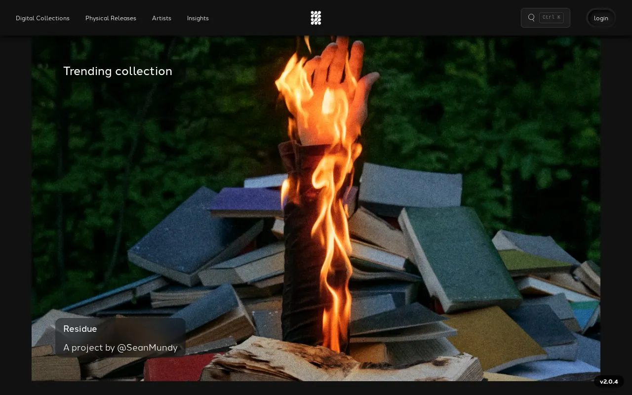 NINFA homepage screenshot