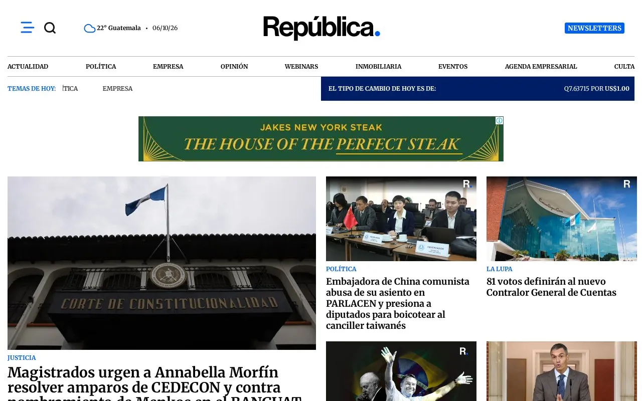 republica.com homepage screenshot