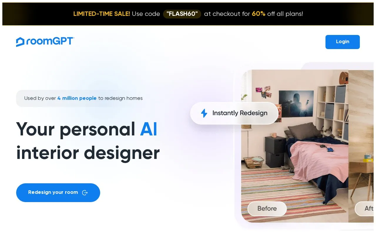 roomgpt homepage screenshot