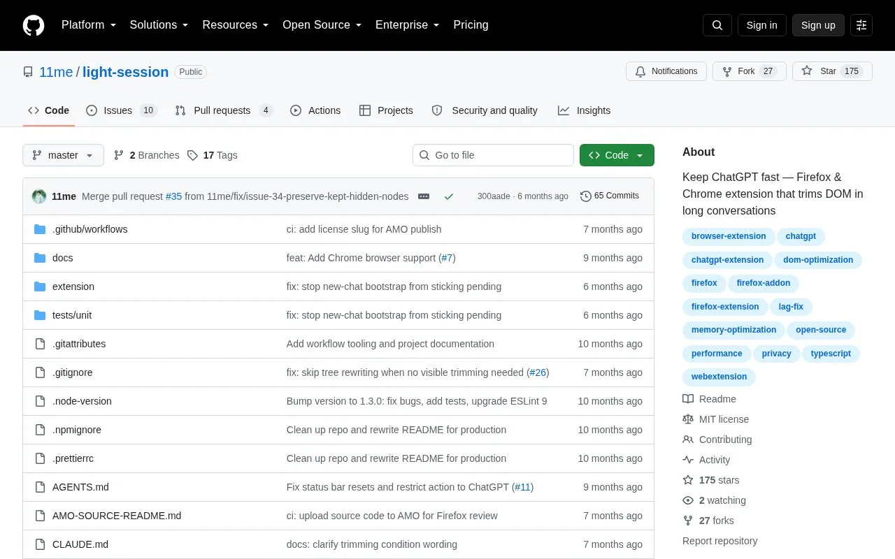 LightSession homepage screenshot