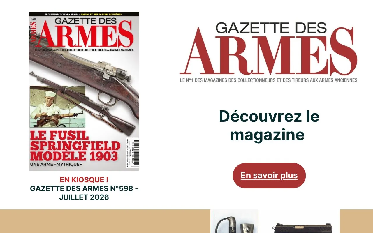 Gazette des armes homepage screenshot