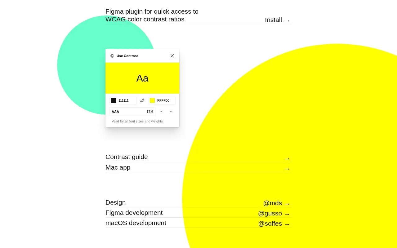 Use Contrast homepage screenshot