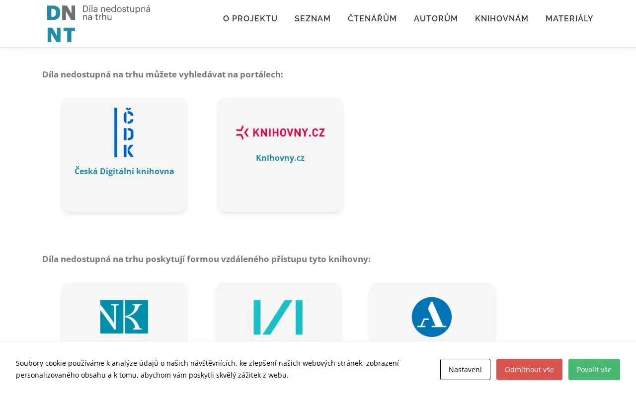 Works unavailable on the market homepage screenshot