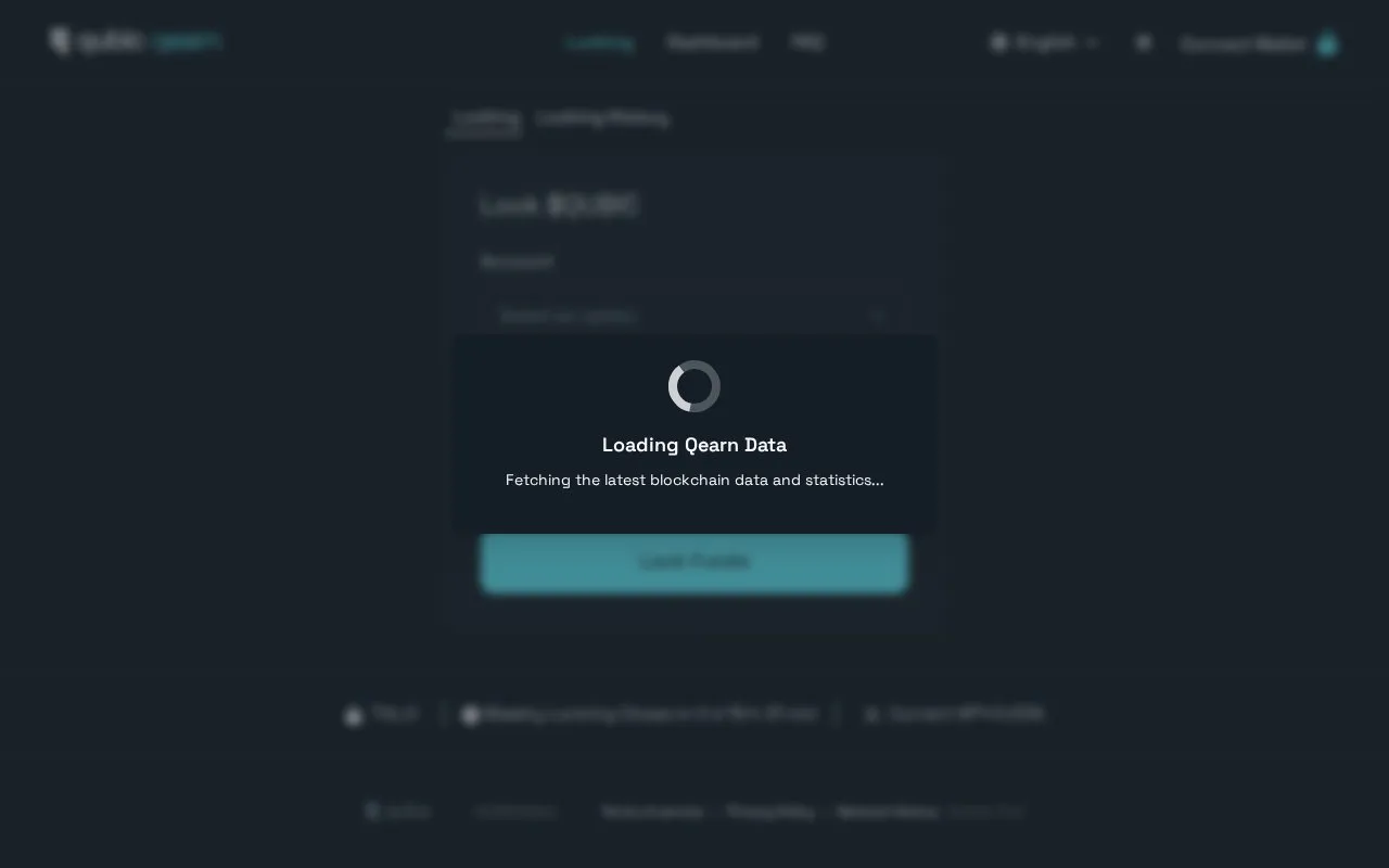 Qearn homepage screenshot