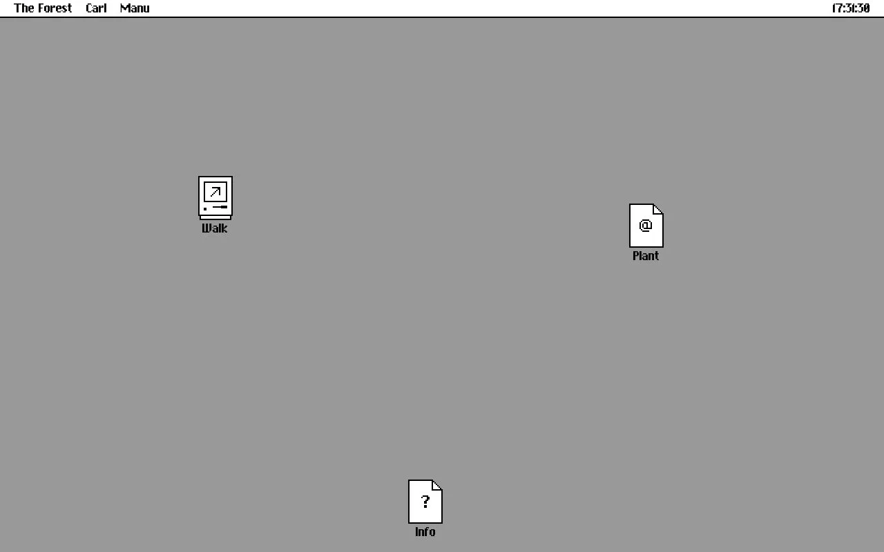 The Forest homepage screenshot