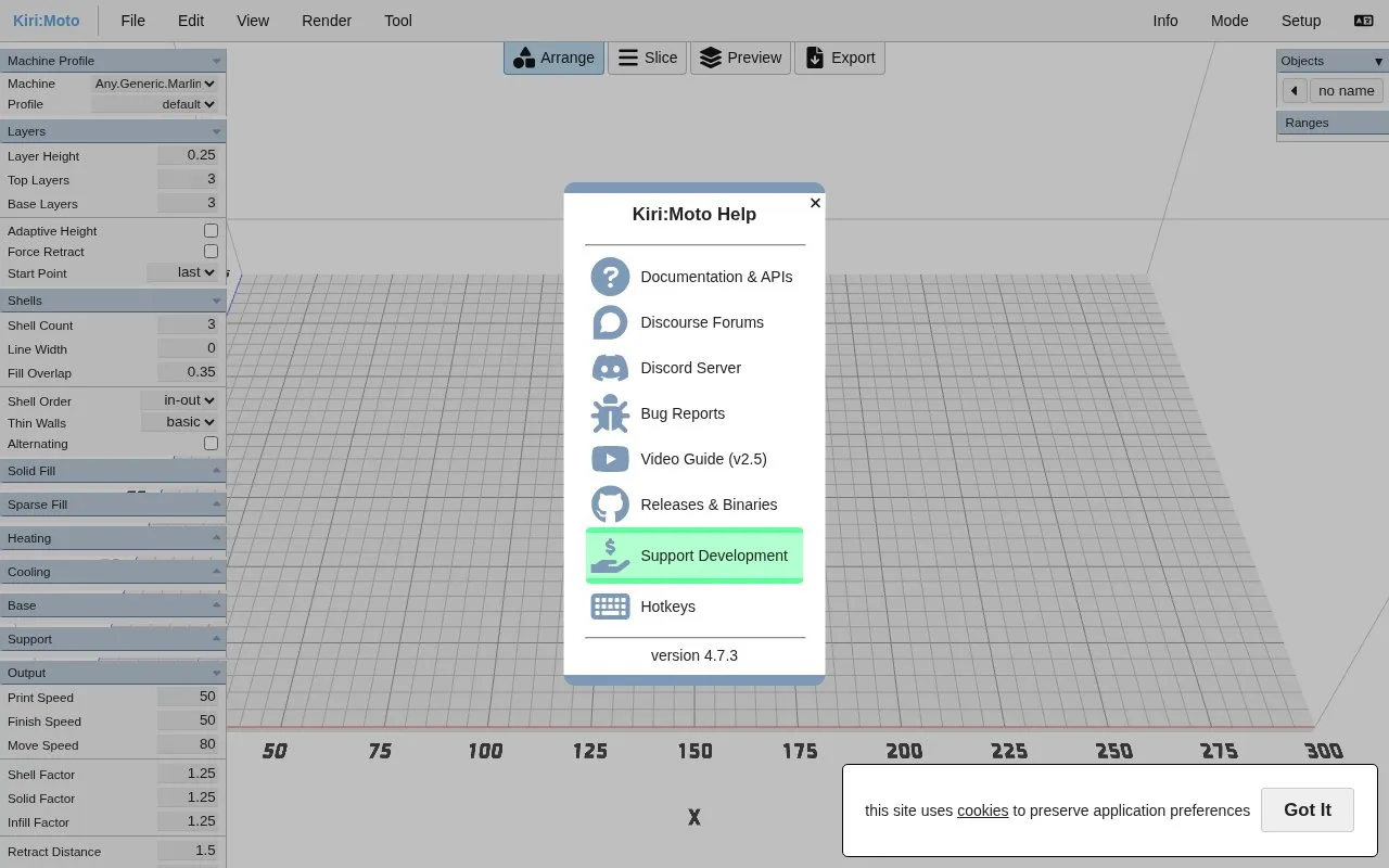 Kiri:Moto homepage screenshot
