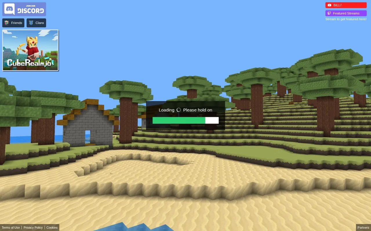 Voxiom homepage screenshot
