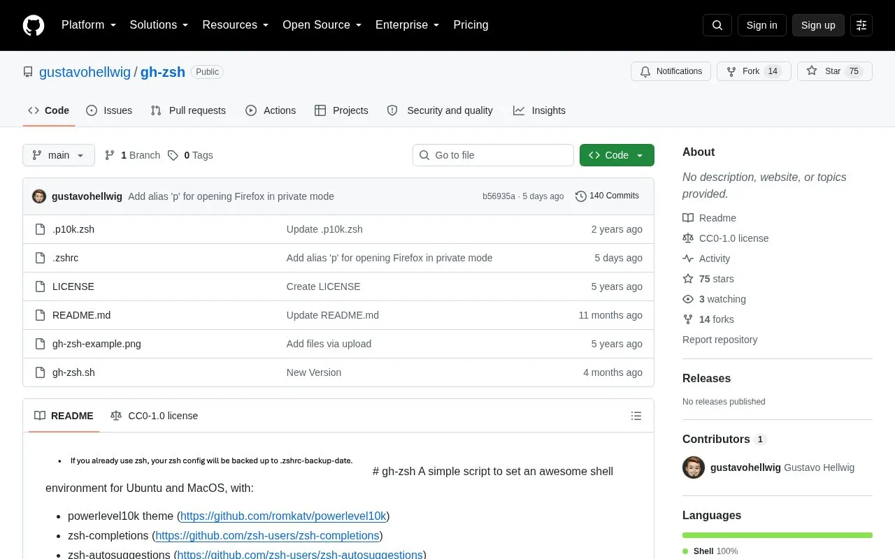 Auto Setup homepage screenshot