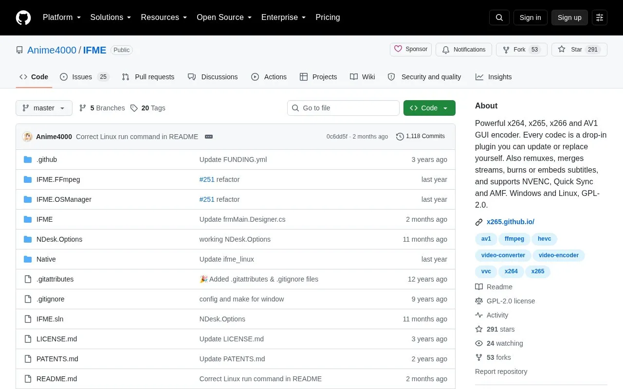 IFME homepage screenshot