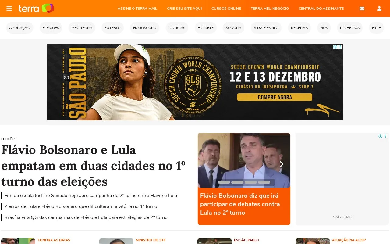 ISTOÉ homepage screenshot