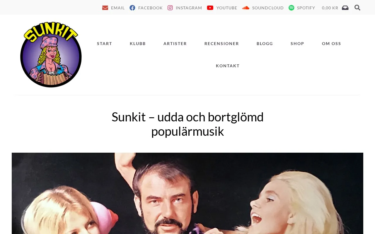 Sunkit homepage screenshot