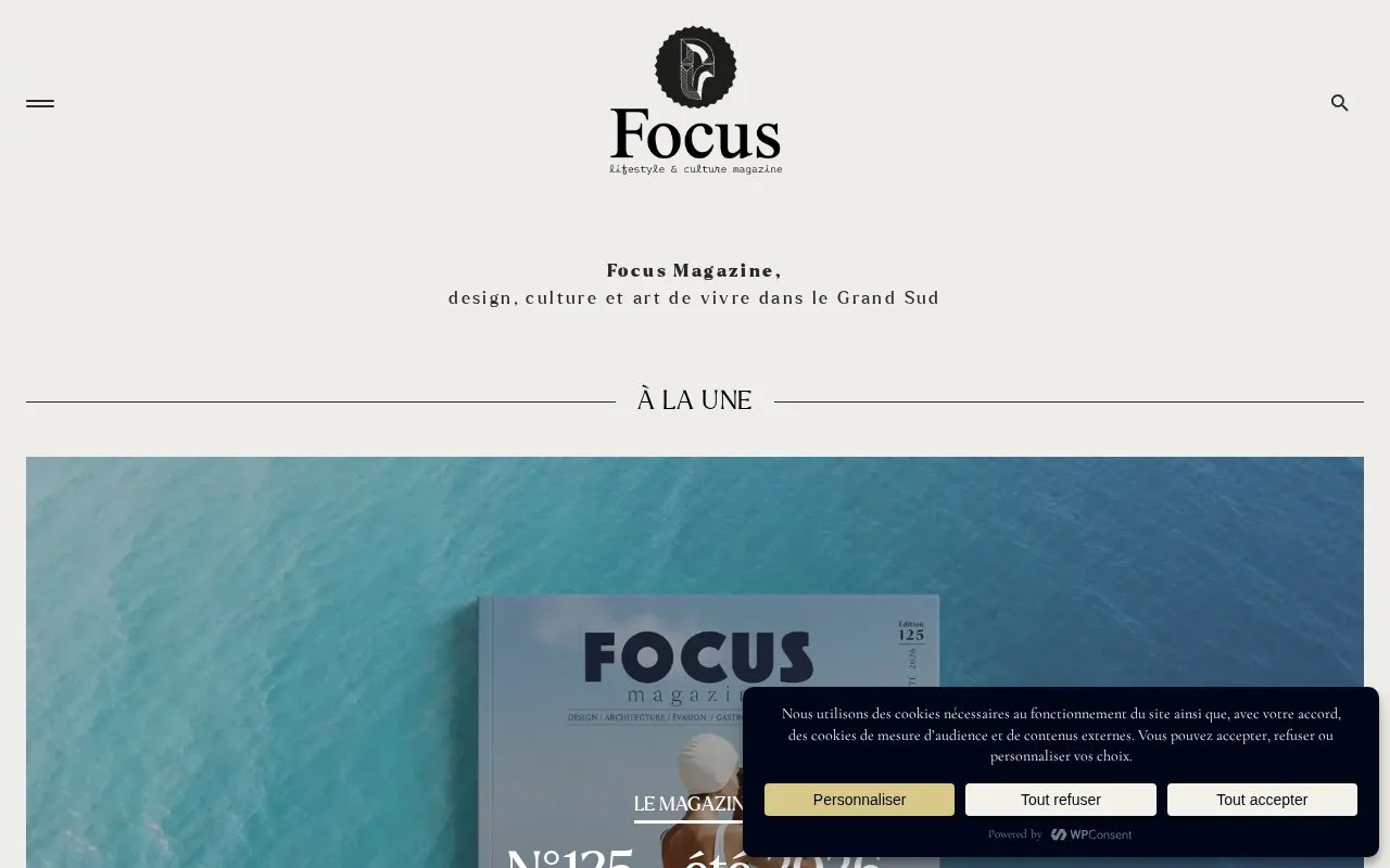 Focus Magazine homepage screenshot