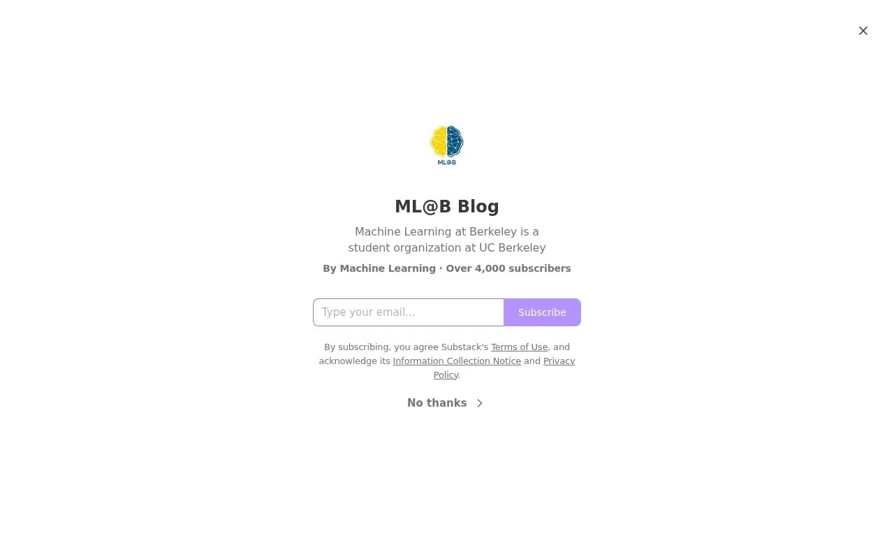 Alien Dreams: An Emerging Art Scene - ML@B Blog homepage screenshot