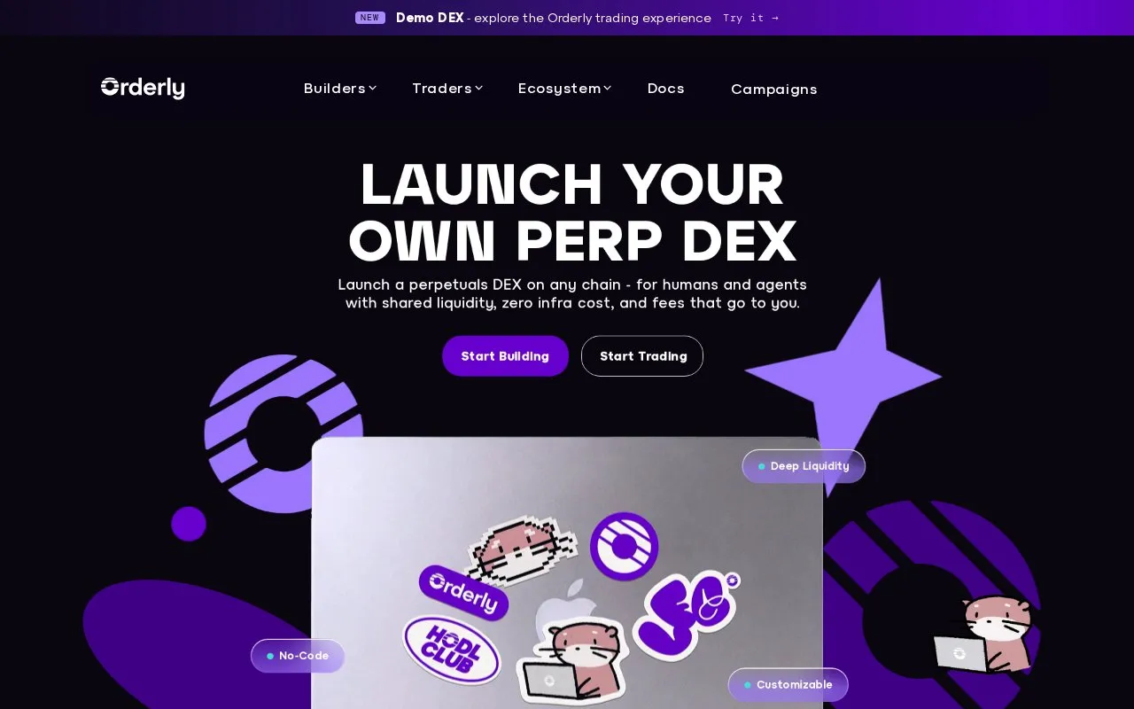 Orderly Bridge homepage screenshot