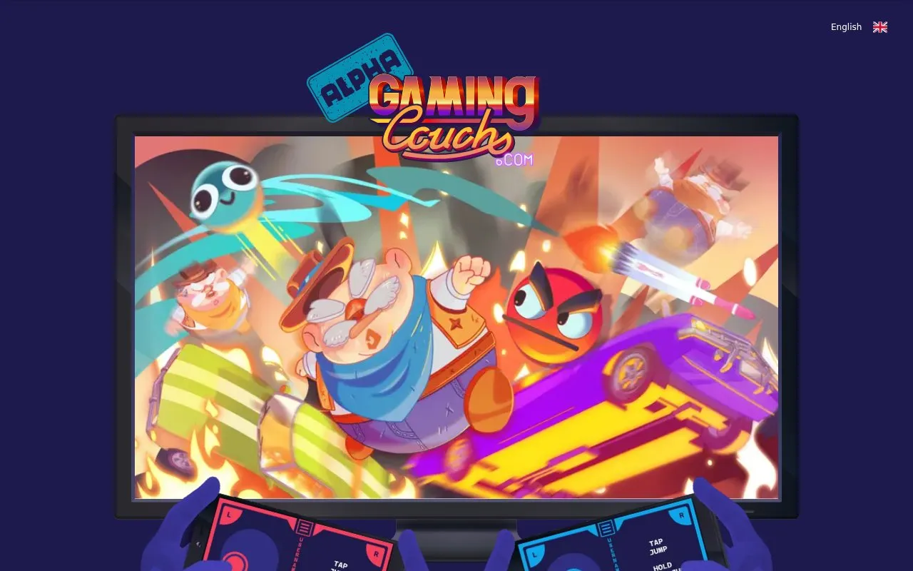 GamingCouch homepage screenshot