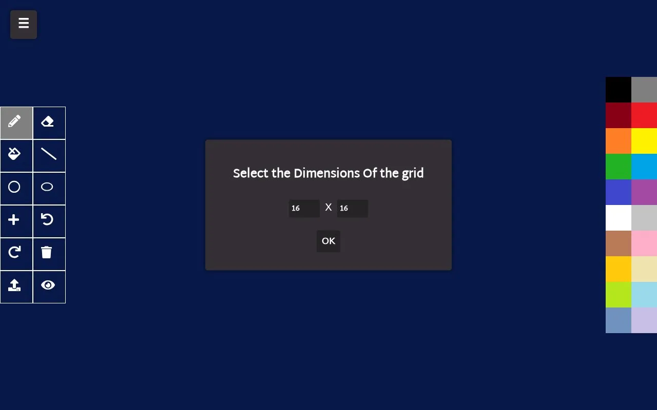 Pixelated homepage screenshot