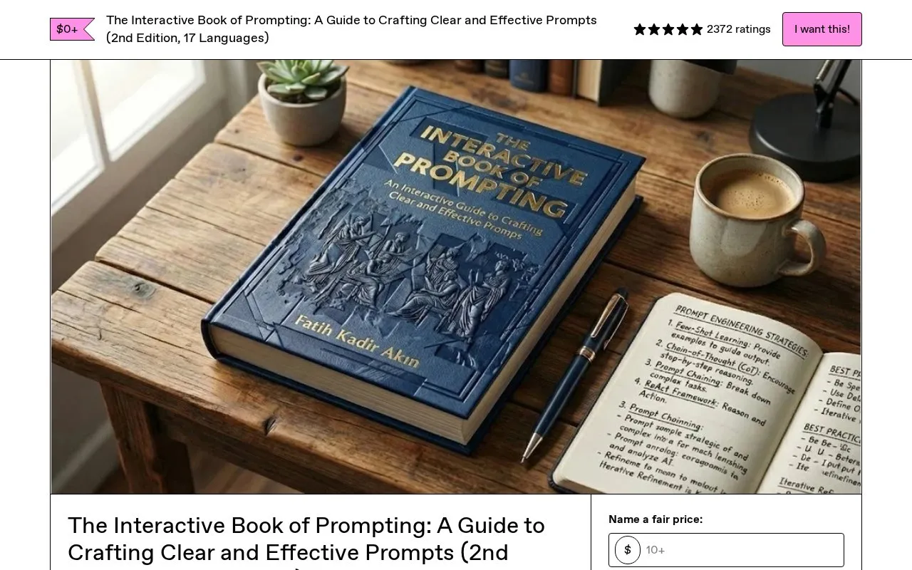 The Art of ChatGPT Prompting: A Guide to Crafting Clear and Effective Prompts homepage screenshot