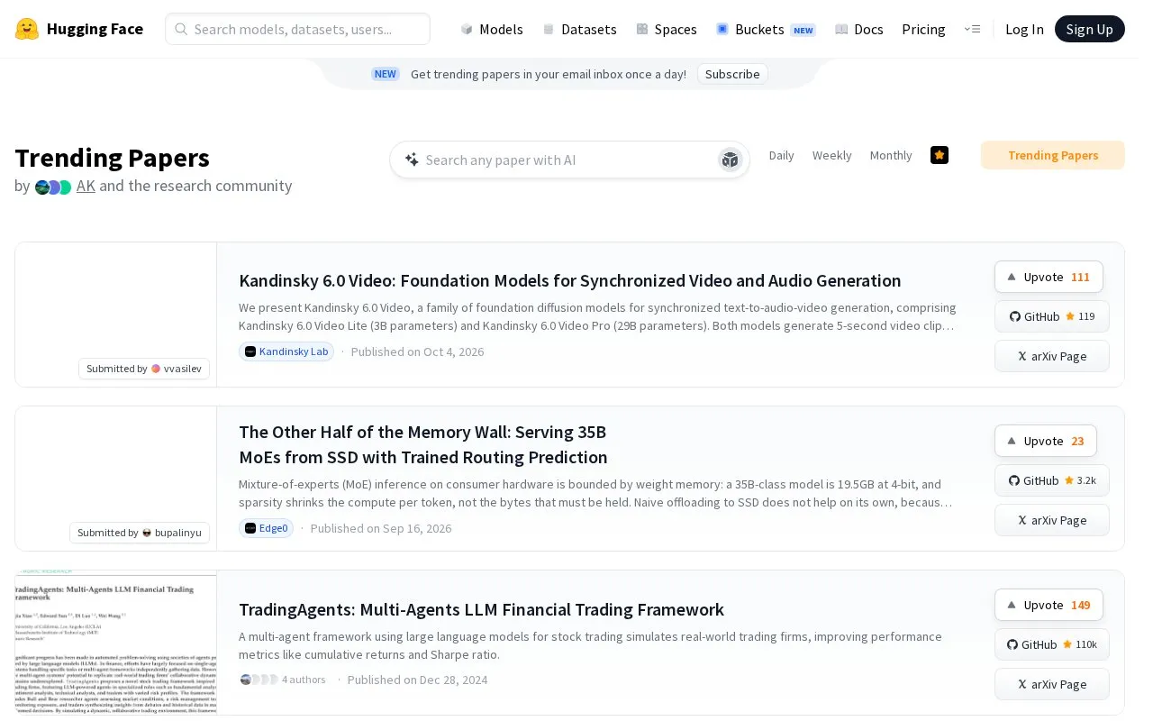 The Methods Corpus Papers With Code homepage screenshot