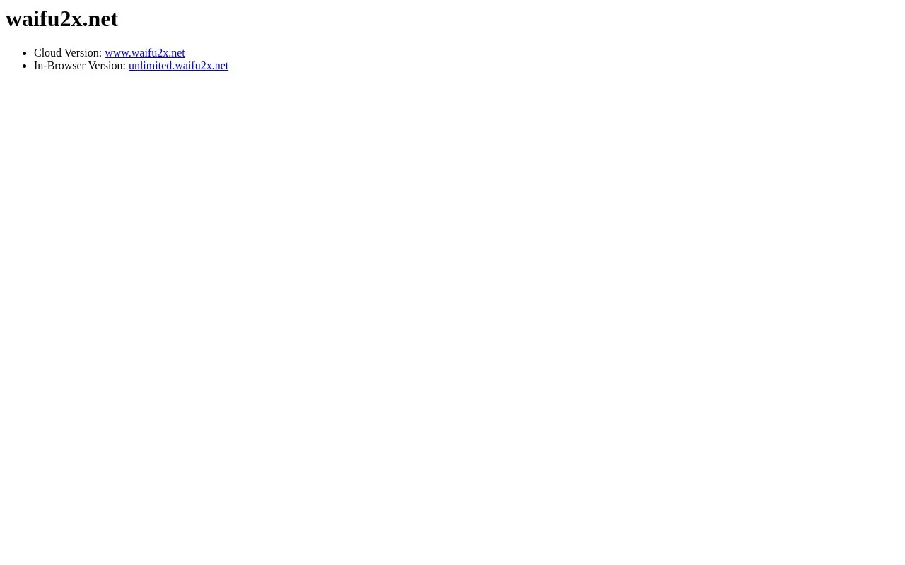 WebUI homepage screenshot