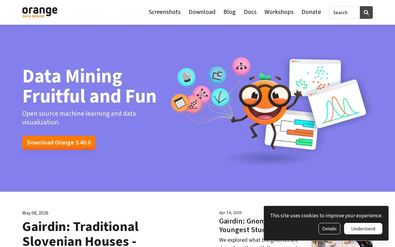 Orange homepage screenshot