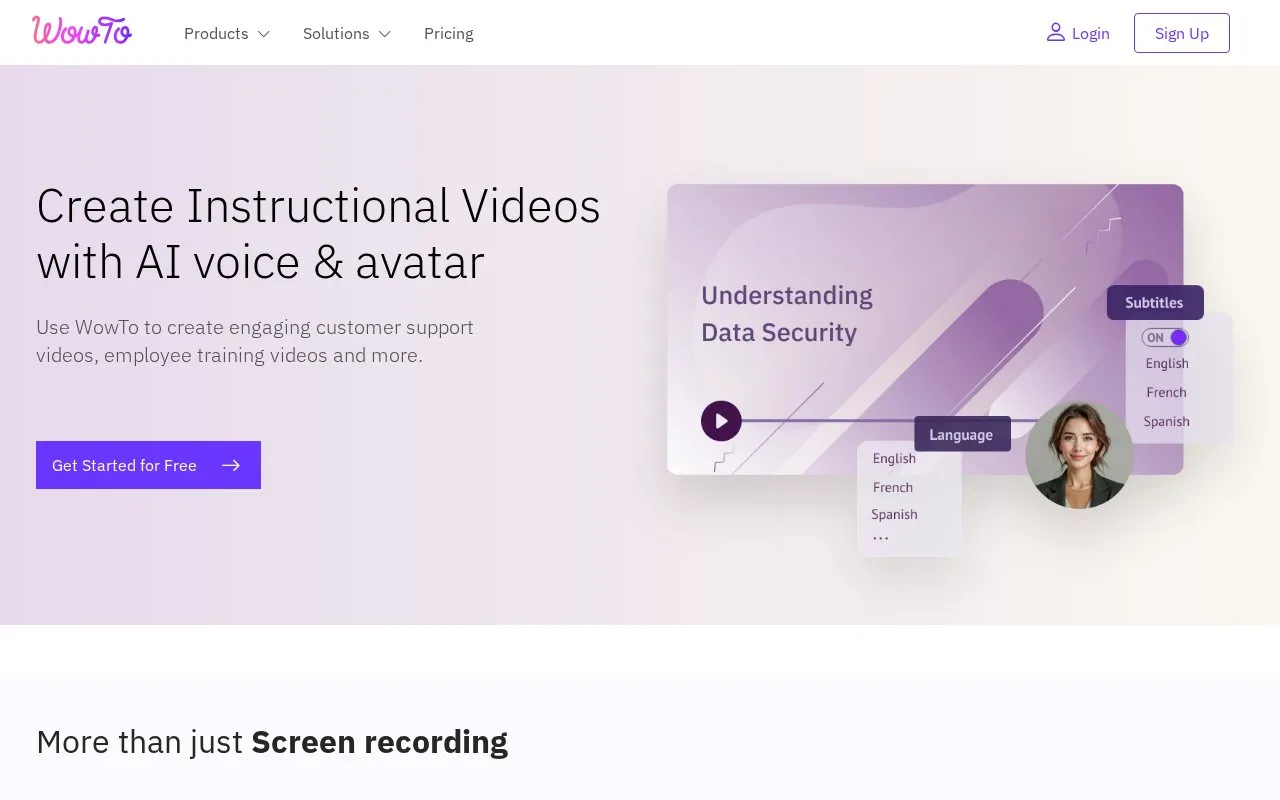 WowTo homepage screenshot