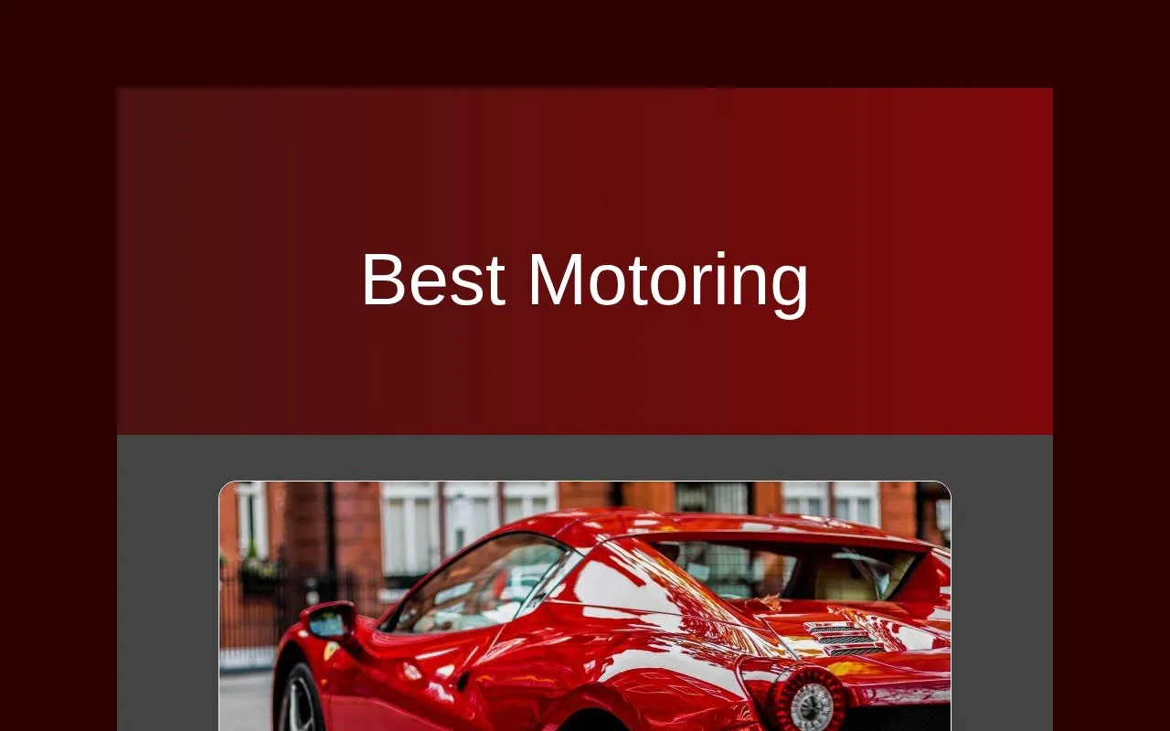 Best Motoring homepage screenshot