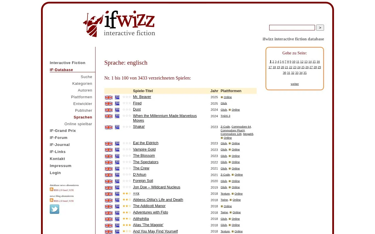 IFWizz homepage screenshot