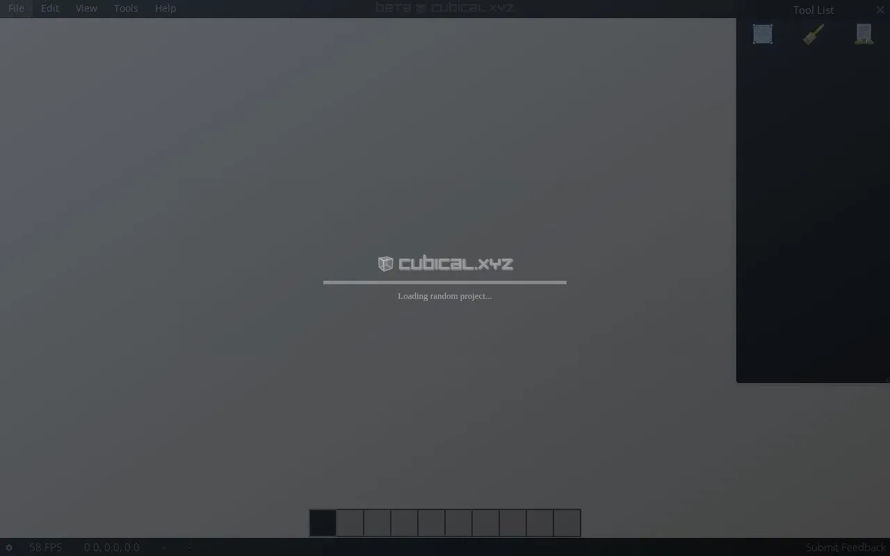 Beta homepage screenshot