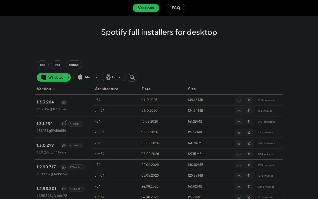 LoaderSpot homepage screenshot