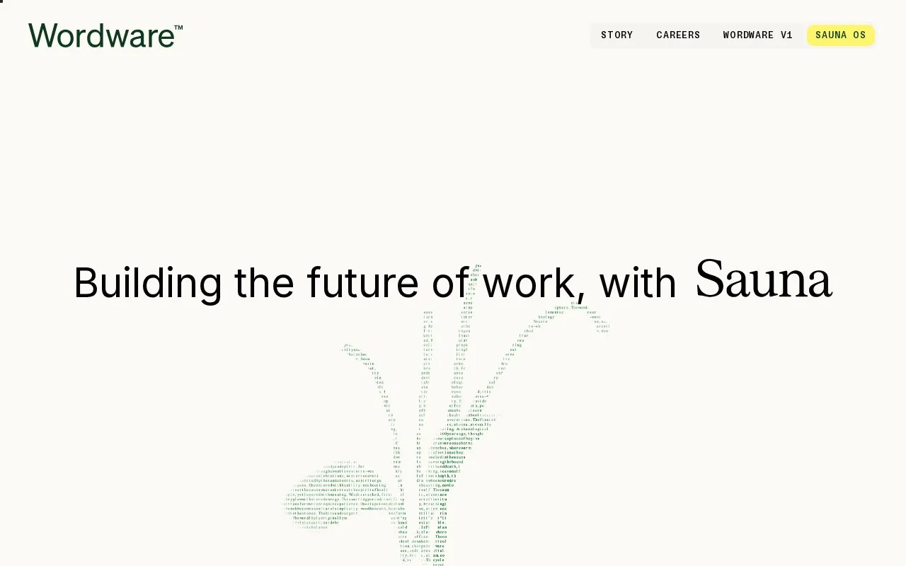Wordware homepage screenshot