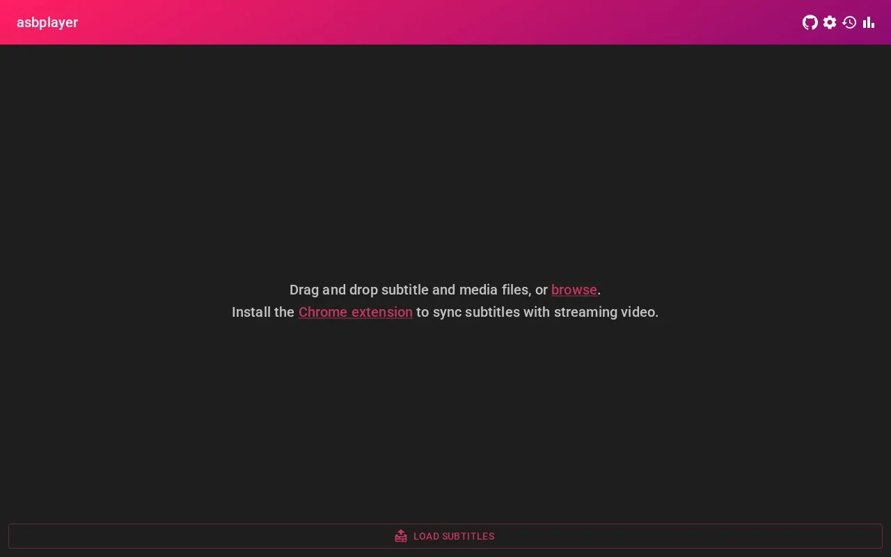 asbplayer homepage screenshot