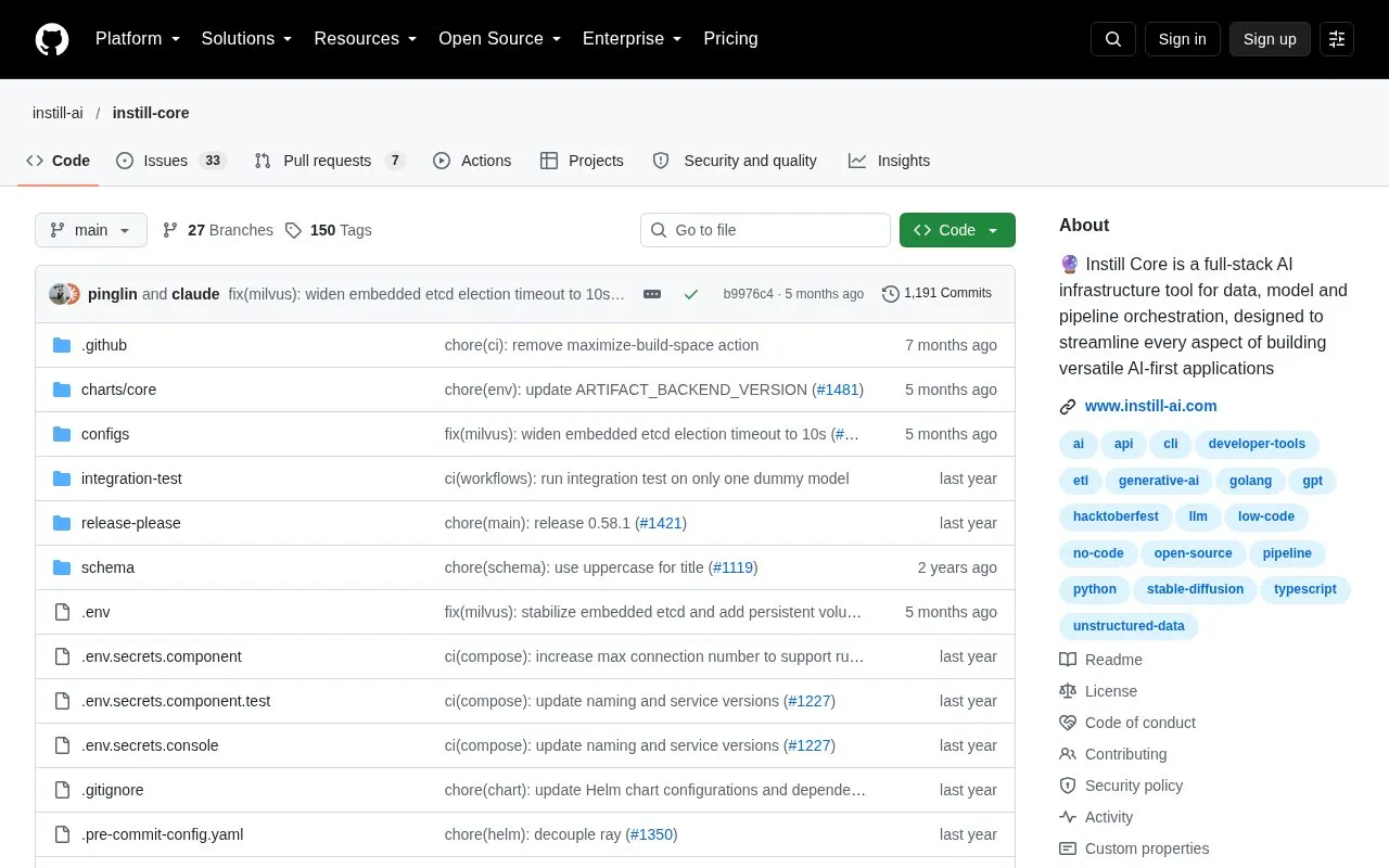 VDP homepage screenshot