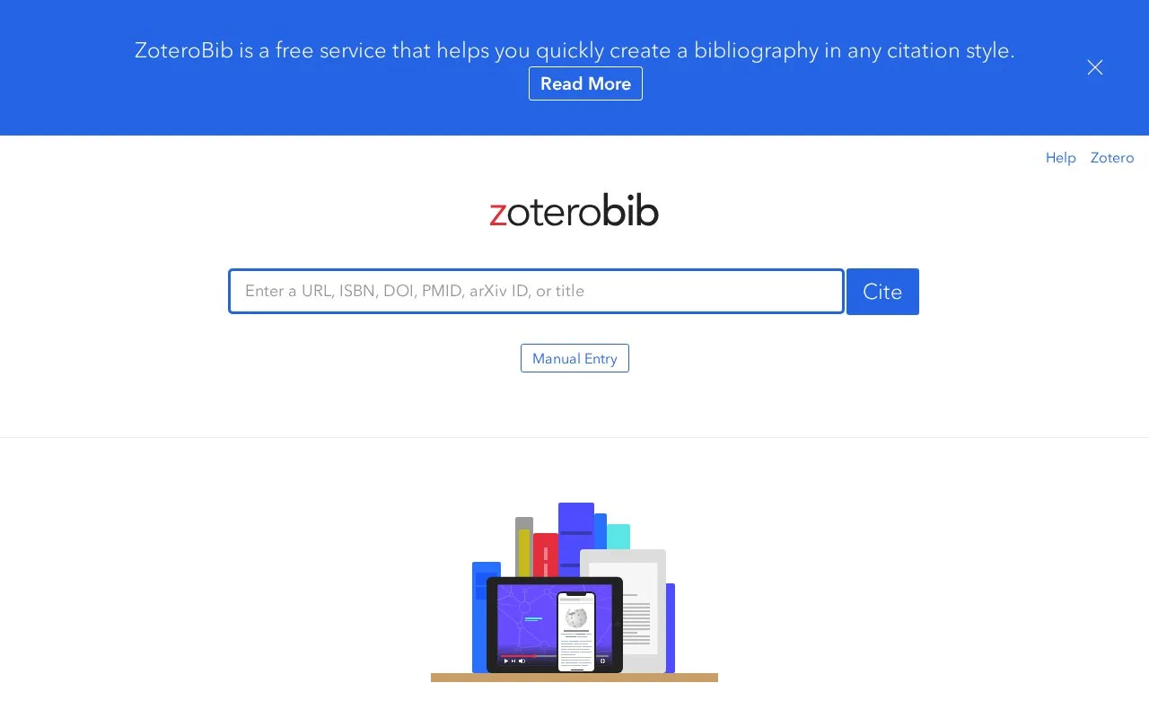 zbib homepage screenshot