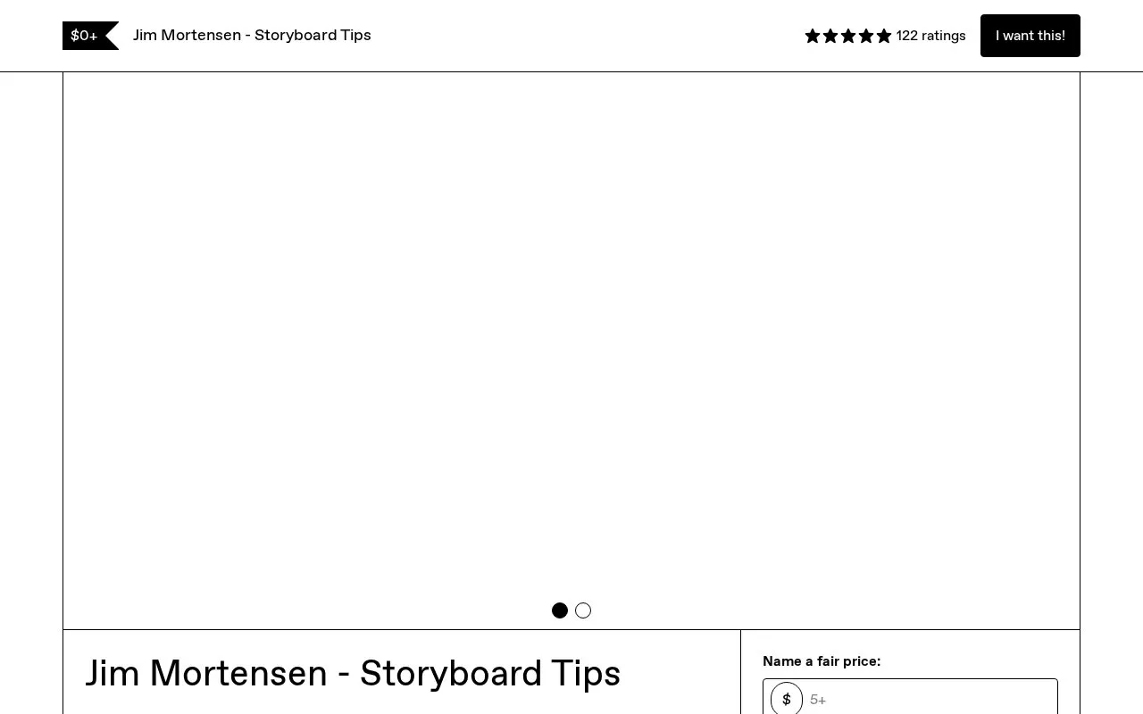 JMMStoryboardTips homepage screenshot