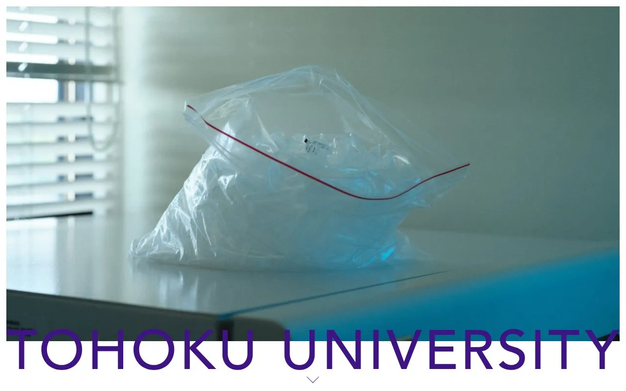 Tohoku University homepage screenshot