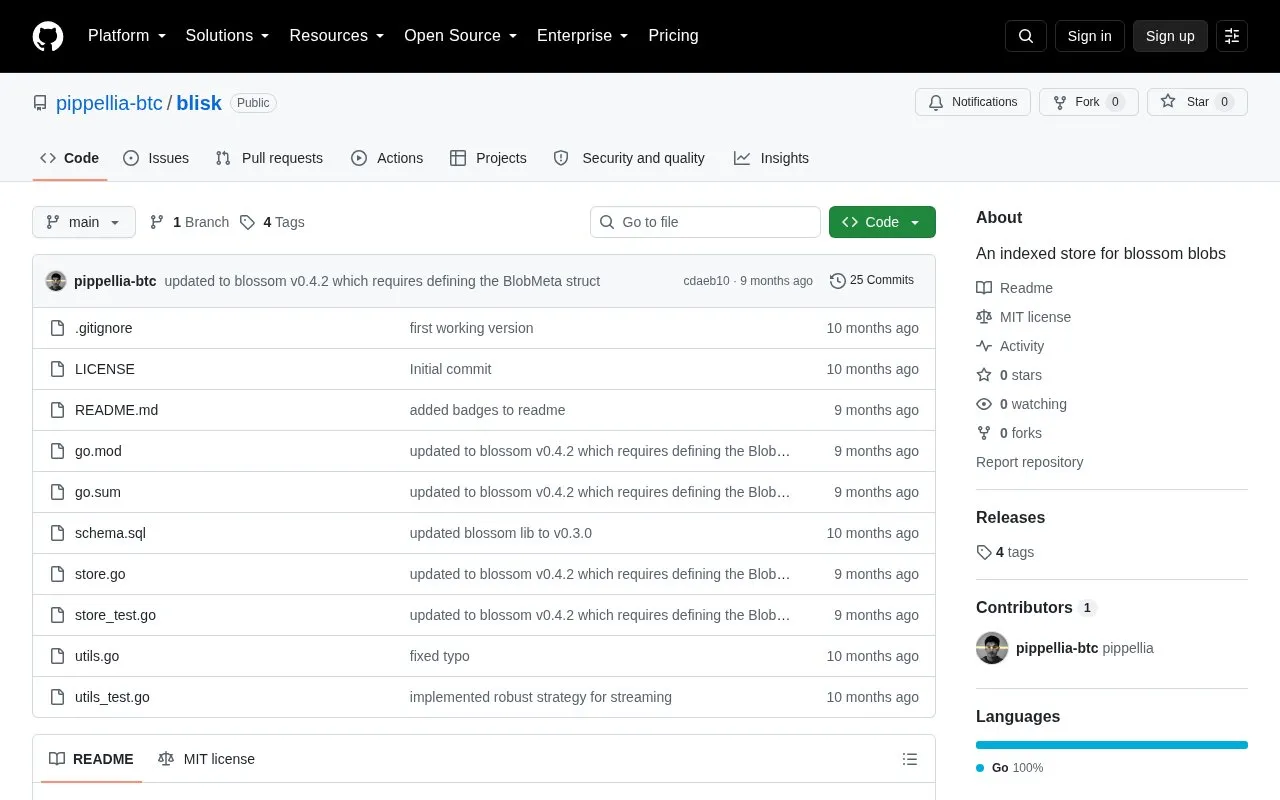 blisk homepage screenshot
