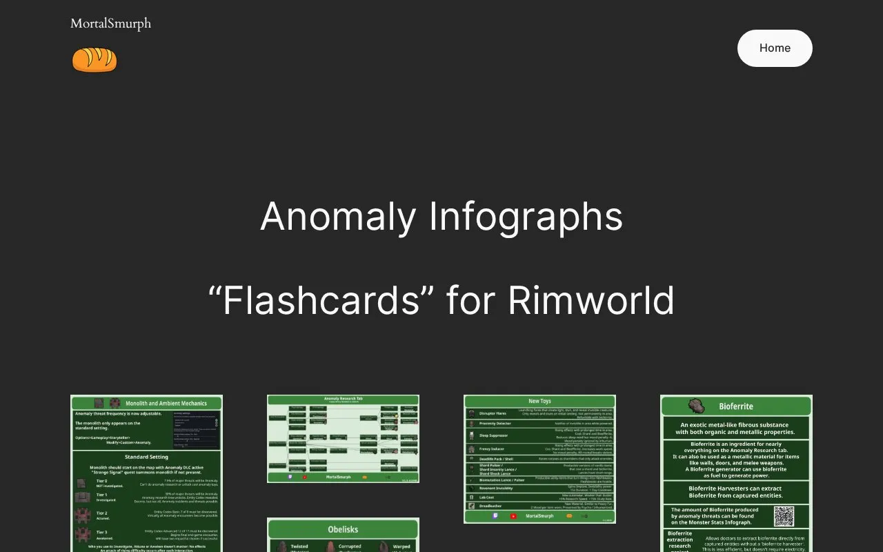Anomaly DLC homepage screenshot