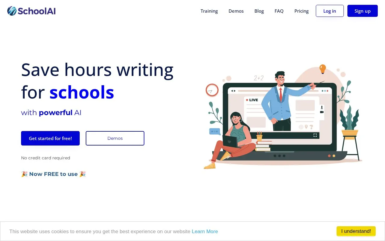 SchoolAI homepage screenshot