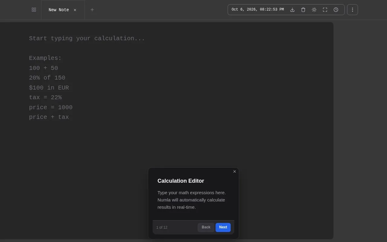 Numla homepage screenshot