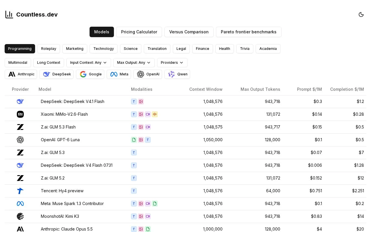 AI Price Compare homepage screenshot