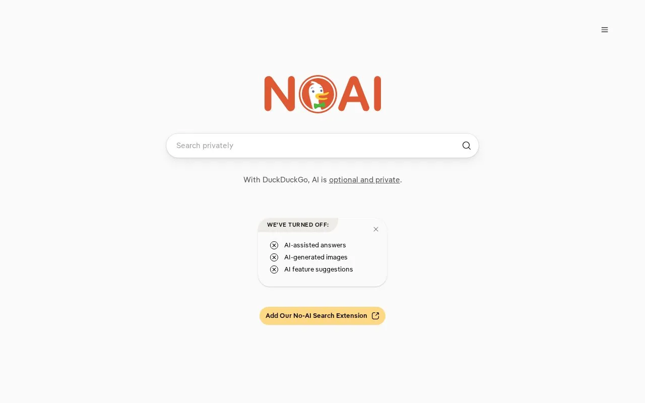 AI Free homepage screenshot