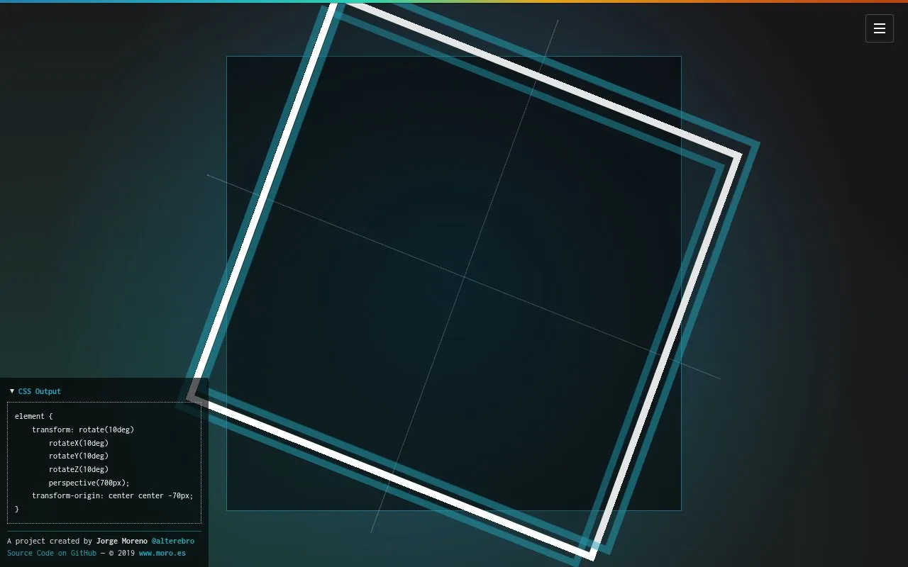 CSS3 Transform homepage screenshot