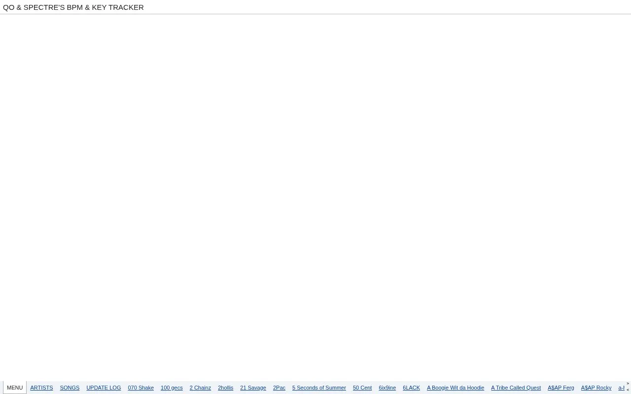 QO & SPECTRE homepage screenshot